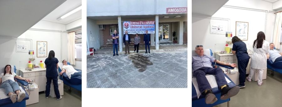 1ο Εσπερινό ΕΠΑΛ Καρδίτσας: Πραγματοποίηση εθελοντικής αιμοδοσίας