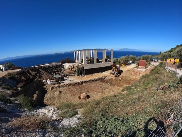 Στα έργα του Βιολογικού Καθαρισμού στη Γλώσσα Σκοπέλου ο Περιφερειάρχης Θεσσαλίας Κώστας Αγοραστός