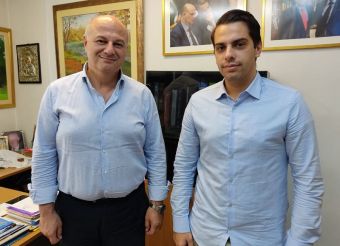 ΟΝΝΕΔ Μουζακίου: "Με τον Υπουργό Δικαιοσύνης Κ. Τσιάρα συναντήθηκε ο πρόεδρος της ΟΝΝΕΔ Μουζακίου Α. Πήτας"