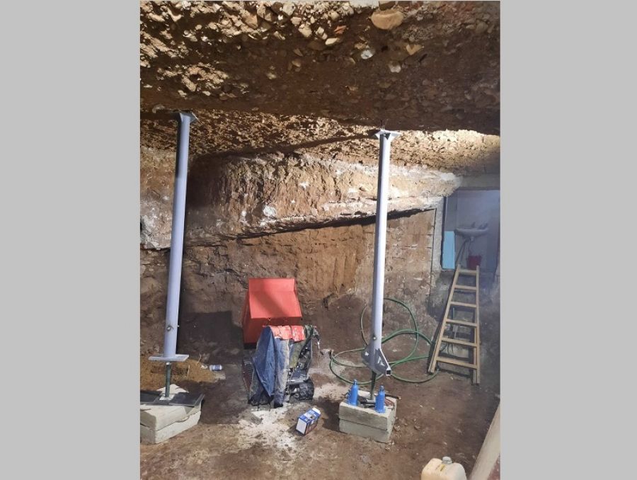 Εργασίες για την ενίσχυση της στατικότητας του Ι.Ν. Αγίου Νικολάου στη Λάρισα