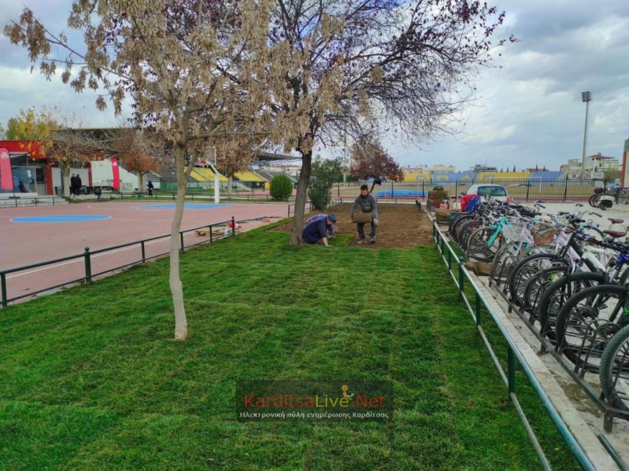 Σε εξέλιξη οι εργασίες ανάπλασης του περιβάλλοντος χώρου εντός του ΔΑΚ Καρδίτσας (+Φωτο)