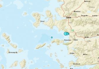 Σεισμός 4,8 Ρίχτερ κοντά στη Σάμο
