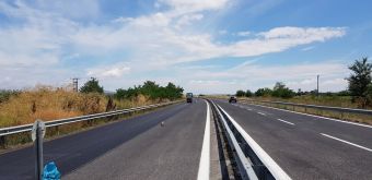 Στις εργασίες αποκατάστασης του οδοστρώματος στην Ε.Ο. Καρδίτσας - Λάρισας ο Κ. Νούσιος