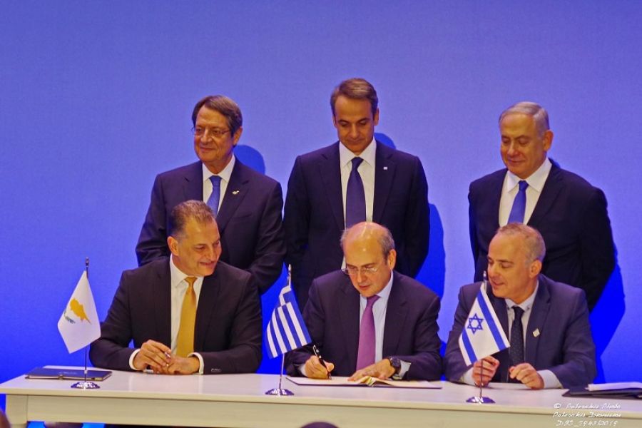 Υπεγράφη στην Αθήνα η διακυβερνητική συμφωνία για την κατασκευή του αγωγού μεταφοράς φυσικού αερίου EastMed
