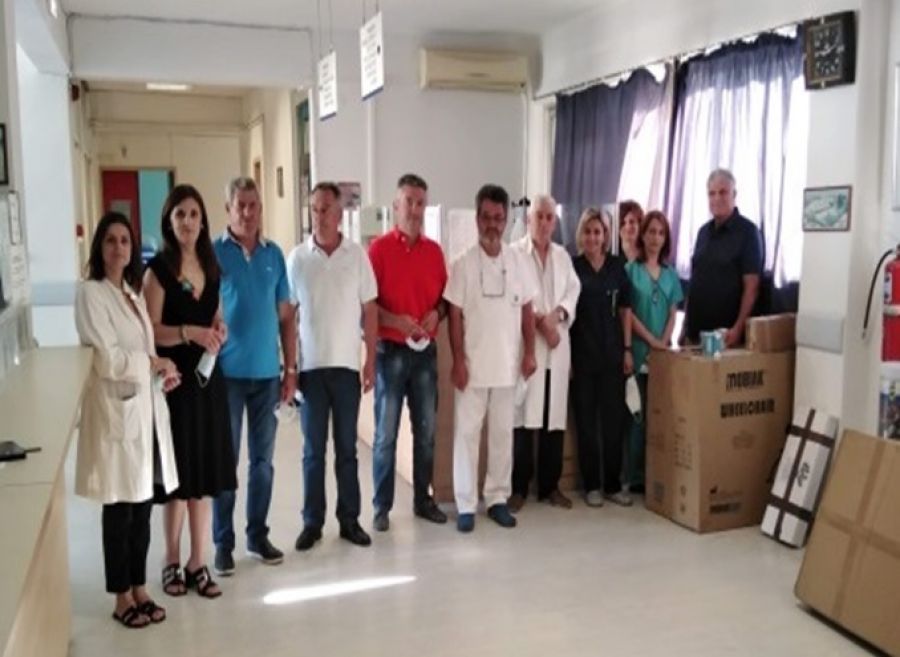 Δωρεά ιατροτεχνολογικού εξοπλισμού από το Δήμο στο Κ.Υ. Παλαμά