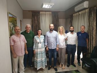 Συνάντηση του Δημάρχου Μουζακίου με το νέο Δ.Σ. του Γυμναστικού Συλλόγου Μουζακίου &amp; Περιχώρων «Γ. Πασιαλής»
