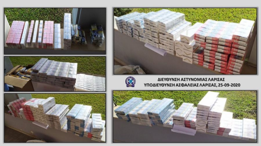 11 συλλήψεις στη Λάρισα σε δύο εγκληματικές ομάδες που δραστηριοποιούνταν στο λαθρεμπόριο καπνικών προϊόντων