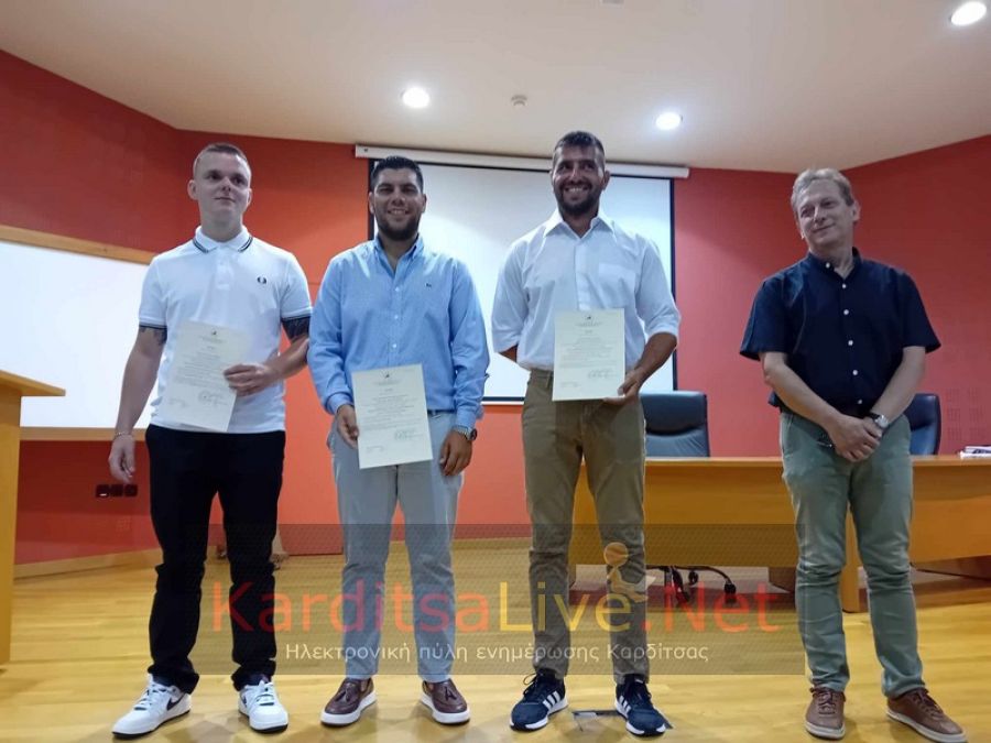 Ορκίστηκαν στην Καρδίτσα 3 πτυχιούχοι του Προγράμματος Σπουδών του Τμήματος Πολιτικών Μηχανικών Τ.Ε. (+Φωτο +Βίντεο)