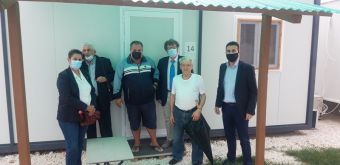 “Η Θεσσαλία στην Καρδιά μας": Επίσκεψη στον οικισμό σεισμοπλήκτων του Μεσοχωρίου