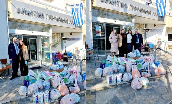 ΙΑΣΩ Θεσσαλίας: Τρόφιμα και εορταστικό γεύμα στο Δημοτικό Γηροκομείο Λάρισας