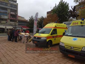 ΕΚΑΒ: Ενημέρωση για πρώτες βοήθειες στην κεντρική πλατεία της Καρδίτσας (+Φώτο +Βίντεο)