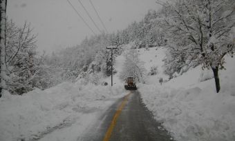 Παραμένει εκτός προσβασιμότητας λόγω χιονιού, ο οικισμός Καρβασαρά - Πρόβλημα και με την ηλεκτροδότηση