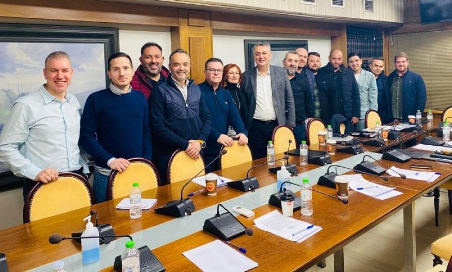 Επίσκεψη του βουλευτή Γιώργου Κωτσού στο Επιμελητήριο Καρδίτσας