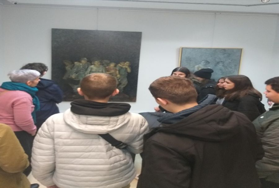 Επίσκεψη μαθητών της Γ' τάξης του 4ου Γυμνασίου Καρδίτσας σε Μουσείο Πόλης και Δημοτική Πινακοθήκη