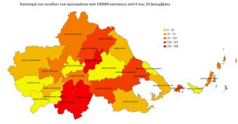 Επιδημιολογική έκθεση COVID-19: 337 κρούσματα κορονοϊού στην Π.Ε. Καρδίτσας από 6-19/12