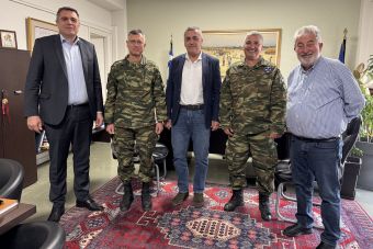 Στην Aντιπεριφέρεια Καρδίτσας ο απερχόμενος διοικητής καθώς και ο νέος του ΚΕΣΝ Ρούσσου