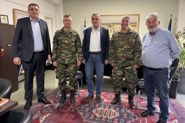 Στην Aντιπεριφέρεια Καρδίτσας ο απερχόμενος διοικητής καθώς και ο νέος του ΚΕΣΝ Ρούσσου