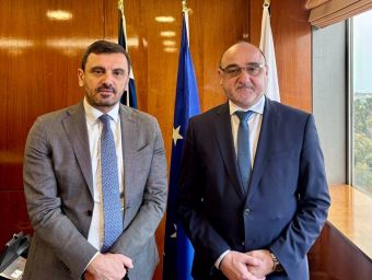 Συνάντηση Αρ. Σπάνια με τον Υφυπουργό Προστασίας του Πολίτη, Ανδρέα Νικολακόπουλο