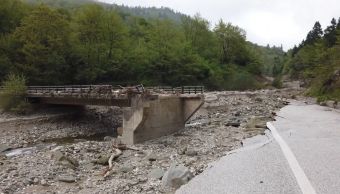 Εγκατάσταση εργοταξίου και έναρξη εργασιών στη γέφυρα Βλασίου