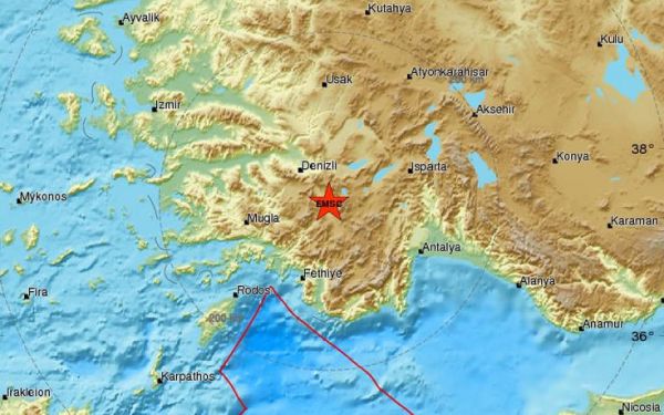 Κουνήθηκε η Τουρκία και το Αιγαίο από σεισμό 5,9 Ρίχτερ
