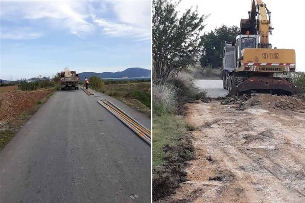 Συνεχίζονται οι εργασίες αποκατάστασης της οδογέφυρας Πλατανορέματος και αποκατάστασης οδοποιίας