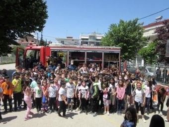 Ενημέρωση μαθητών για τις οικιακές πυρκαγιές στο 14ο Δημοτικό Σχολείο Καρδίτσας