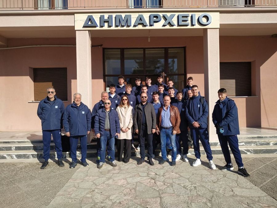 Στο Δημαρχείο Μουζακίου η αποστολή της Εθνικής Βόλεϊ Παμπαίδων