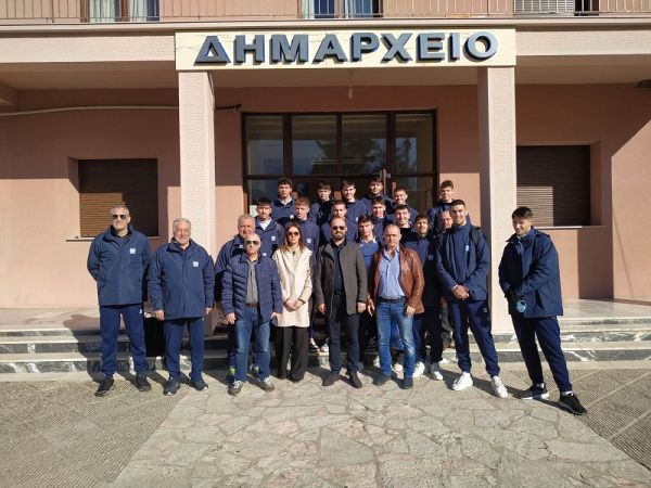 Στο Δημαρχείο Μουζακίου η αποστολή της Εθνικής Βόλεϊ Παμπαίδων
