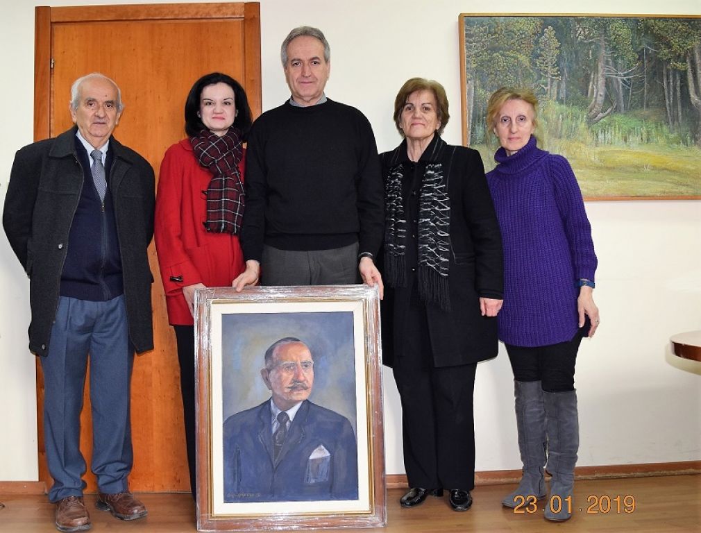 Δωρεά πορτρέτου του Δημητρίου Μπούσδρα στο Δήμο Καρδίτσας