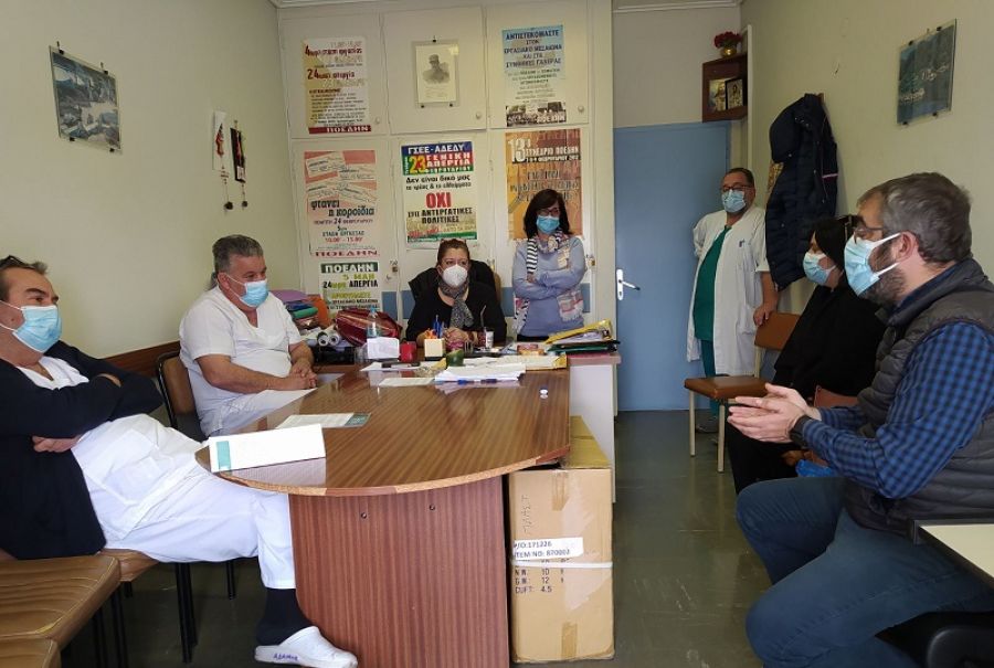 Τ.Ε. Καρδίτσας ΚΚΕ: Συνάντηση με εργαζομένους του νοσοκομείου Καρδίτσας