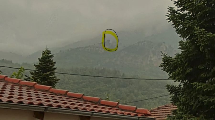 Πύλη: Πυρκαγιά στον Ίταμο μετά από κεραυνό