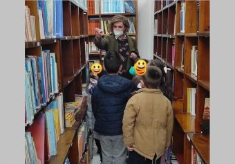 ΔΟΠΑΠΑ Παλαμά: Μαθητές του νηπιαγωγείου Μάρκου στη Δημοτική Βιβλιοθήκη Παλαμά