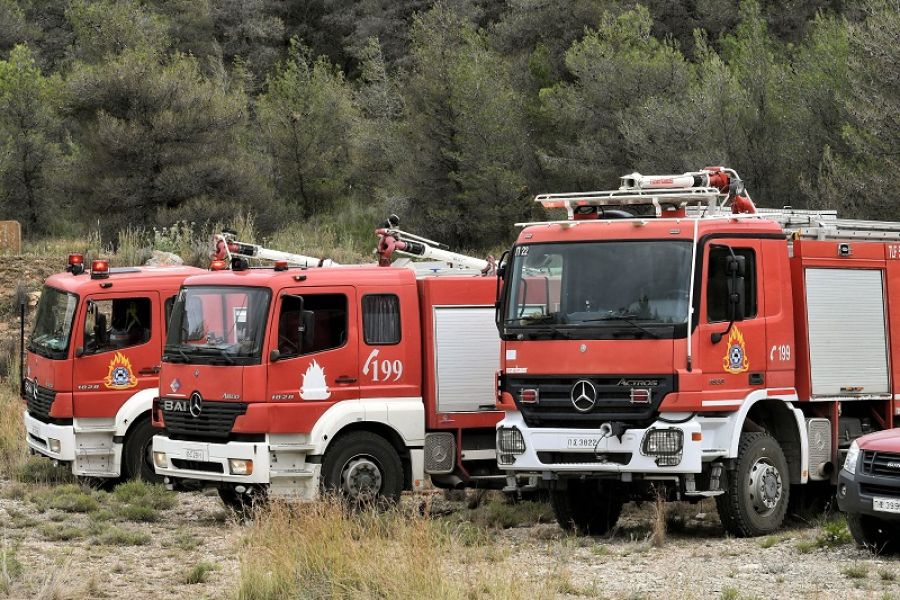 Πυρκαγιά σε χορτολιβαδική έκταση μεταξύ Λαζαρίνας και Μαγουλίτσας