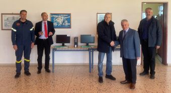Ευχαριστήριο προς την Συνεταιριστική Τράπεζα Θεσσαλίας για την προσφορά τριών Η/Υ στο 1o ΕΠΑΛ Σοφάδων