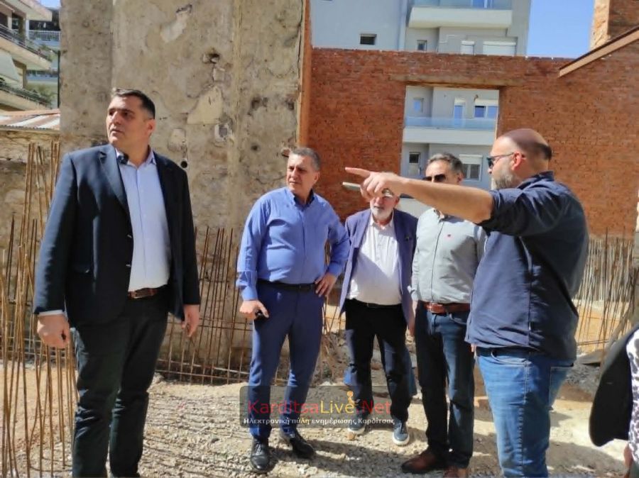 Το έργο της παλαιάς ηλεκτρικής στην Καρδίτσα επισκέφθηκε ο Δημήτρης Κουρέτας (+Φωτο +Βίντεο)