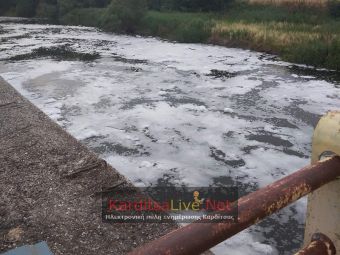 Νεκρά ψάρια και αφροί στον ποταμό Καλέτζη: Ελήφθη δείγμα νερού και από Δευτέρα (14/6) τα αποτελέσματα