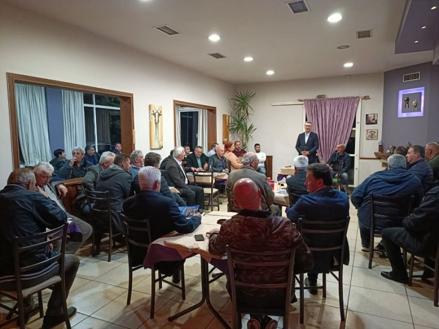 Γιώργος Κωτσός: «Να δώσουμε τα απαραίτητα εφόδια στα παιδιά μας να μείνουν στην Ύπαιθρο»