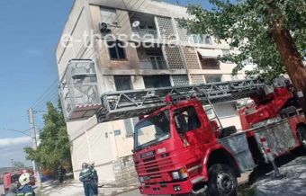 Βόλος: Φωτιά σε διαμέρισμα στον Ξηρόκαμπο
