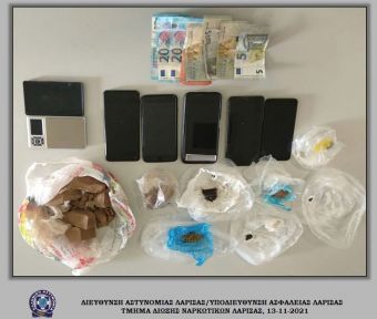 4 συλλήψεις στη Λάρισα για παραβάσεις των νομοθεσιών περί ναρκωτικών και περί αλλοδαπών
