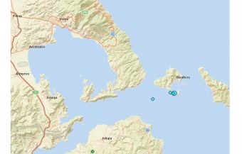 Σεισμός 3,8 Ρίχτερ "κούνησε" τη Σκιάθο το βράδυ του Σαββάτου