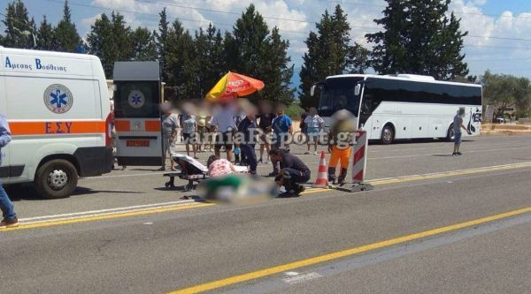 Αυτοκίνητο παρέσυρε γυναίκα μπροστά στο άγαλμα του Λεωνίδα στις Θερμοπύλες