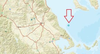 Σεισμός 3,5 Ρίχτερ με επίκεντρο το θαλάσσιο χώρο των Π.Ε. Λάρισας &amp; Μαγνησίας