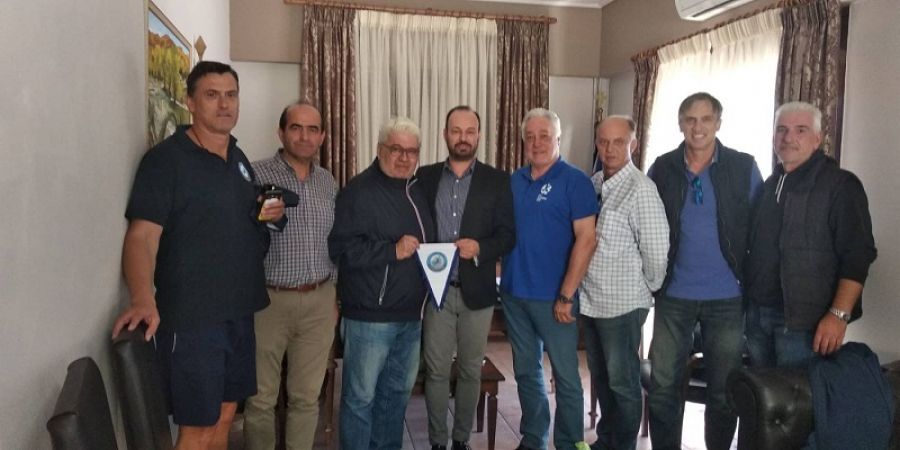 Συνάντηση του πρόεδρου της Ελληνικής Ομοσπονδίας Πετοσφαίρισης με τον δήμαρχο Μουζακίου για τις Εθνικές ομάδες