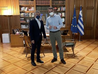 Συνάντηση με τον Πρωθυπουργό Κ. Μητσοτάκη είχε ο Περιφερειάρχης Θεσσαλίας Κ.  Αγοραστός