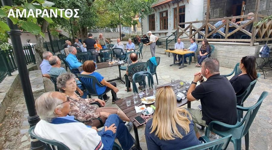 Βασίλης Τσιάκος: "Οι Κοινότητες του Δήμου Καρδίτσας είναι στις προτεραιότητες μας"