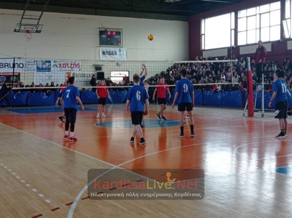 Πρωταθλήτρια στο βόλεϊ αγοριών η ομάδα του 4ου ΓΕΛ Καρδίτσας (+Φωτο +Βίντεο)