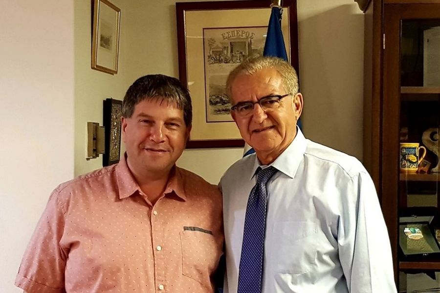 Συνάντηση του προέδρου της Παγκόσμιας Συνομοσπονδίας Θεσσαλών με τον Υφυπουργό Εξωτερικών