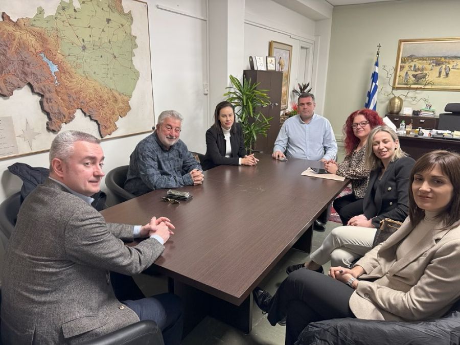 Συνάντηση του Αντιπεριφερειάρχη Καρδίτσας Κων. Τέλιου με εκπροσώπους του Συλλόγου Υπαλλήλων Δ.Ο.Υ. Καρδίτσας