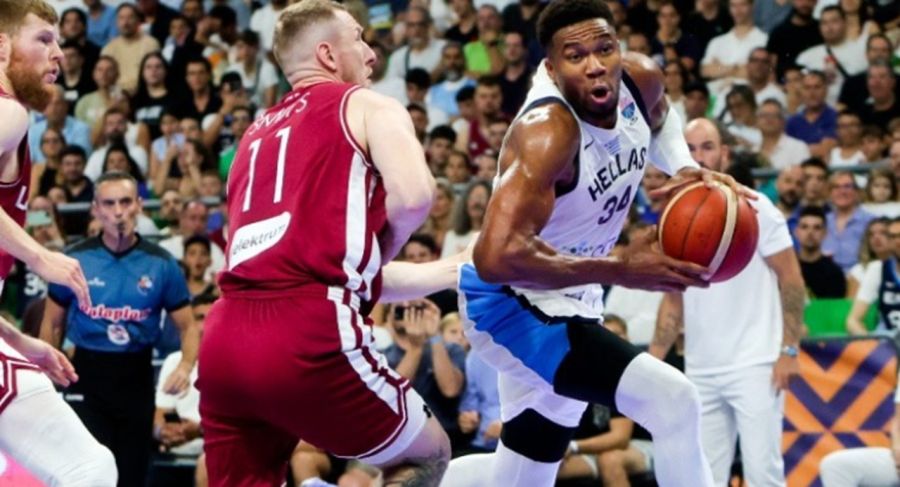 Καταιγιστική η εθνική με «καυτό» Γιάννη - 104-86 απέναντι στην Λετονία