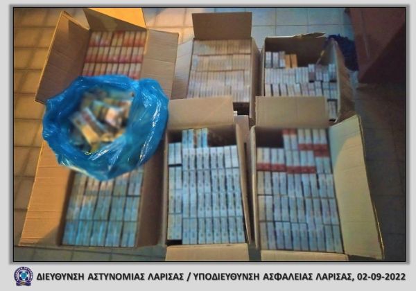 Λάρισα: Σύλληψη άνδρα για αφορολόγητα προϊόντα καπνού